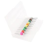 Srliya 10pcs Micro Twist Bits Tungsten en Acier de Circuit imprimé Poignée en Spirale 0,3 à 1,2 Mm