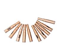 Srliya 10pcs Trou en Diamant Saw Bits de Forage de Torsion élevés Plongés pour les Carreaux de Céramique en Verre Marbre 12 Mm