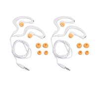 Srliya 2 Pièces écouteurs de Natation écouteurs étanches Sport Casque Filaire IP68 Crochet d'oreille 3,5 Mm Cordon Court de 80 Cm avec Embouts d'oreille de Remplacement pour la Na
