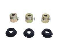 Srliya 3pcs Kit D'Adaptateur en Roue en Acier Adaptateur de Roue de Vélo 13 Mm avec Connecteurs pour Remplacement de la Moto de Tricycle électrique Modification