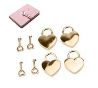 Srliya 4 Pcs Clés en Forme de Coeur Clé de clé en Alliage en Alliage en Zinc et clé pour le Casier de Rangement de Boîtes à Bijoux Coffre au Trésor