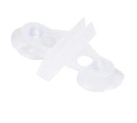 Srliya 40pcs PVC Aquarium Fish Aspiration Tup de Séparation du Diviseur du Diviseur de la Planche pour Diviser en Compartiments, Empêcher Les Combats de Poissons (Blanc)