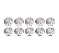 Srliya 50 Ensembles de Pantalons de Sets, Vis de Remplacement en Acier Inoxydable de Motif Vintage de 17 Mm sur des Rivets de Ceinture en Cuir et élégant, Idéal pour L'artisanat à la