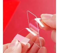 Srliya 60pcs Adhesive Pads Rectangle Transparent Ruban à Double Face avec Boîte de Rangement pour Les Couplets de Festival du Nouvel an Spring