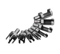 Srliya 8 PCS Bits de Forage en Liège Ensembles de Coupe-bougie à Bois en Acier à Haut Carbone pour Forage de Travail du Bois