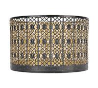 Srliya Abat-jour Décoratif Moderne en Fer Creux pour Ampoules E14 E27, Conçu pour S'adapter aux Deux Tailles de Douilles, Profitez D'un éclairage Confortable sans éblouissement,