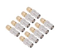 Srliya Adaptateur de Câble Coaxial 10pcs RF BNC FEMME TO SMA MALE COAX LINE CONNECTOR SET KIT