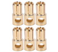Srliya Adaptateur de Connecteur Mâle plaqué à la Banane de 10 Pcs 6 Mm pour Moteur ESC de Batterie RC