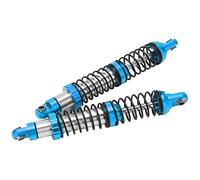 Srliya Amortisseur pour Scx10, Ensemble Durable 102 Mm (Bleue) | Construction en alliage d\'aluminium, améliore les performances, adapté aux voitures RC
