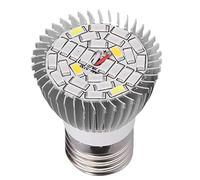 Srliya Ampoule de Culture LED à Spectre Complet, 28 LED, Douille E27, pour Plantes D'intérieur