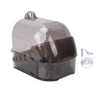 Srliya Baignoire à Oiseaux Suspendue Spacieuse 5,12x5,91x5,91 Pouces, Douche à Perroquet en Plastique avec Conception Multifonctionnelle pour Bain en Cage, Alimentation pour Dormir