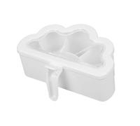 Srliya Boîte D'assaisonnement, Support Multi-Compartiments, Pot à Condiments en Forme de Nuage, Boîte à Condiments une Pièce à 6 Compartiments, avec Couvercle Transparent, 6 Cuillères