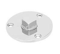 Srliya Bouche de Drain de Forme Ronde en Acier Inoxydable 316 Accessoire Matériel de Bougie de Vidange Marine