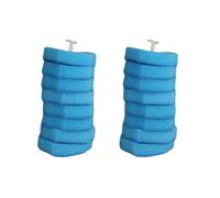Srliya Brosse de Cuvette de Toilette Jetable, Solution de Nettoyage en Profondeur, Désodorisant, Nettoyant pour Salle de Bain, Gain de Place (Recharges de Baguette de Toilette 8 pièces)