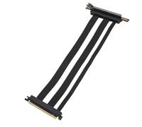 Srliya Câble D'extension PCIe 5.0 X16 à Angle Droit de 90 Degrés, 128 Gbit/s, blindé, pour Boîtier PC, Serveur, Composants ITX, Fournitures Informatiques (30 cm)