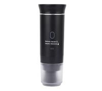 Srliya Cafetière électrique Compacte Portable pour Voyage, Camping, Maison, Chauffage sans Fil 15, Machine à café pour Capsules/DG/boîte à café en Poudre, Batterie au Lithium 7500 MAh, Réservoir