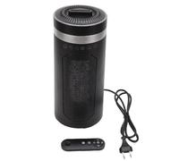 Srliya Chauffeur D'espace Intérieur avec Humidificateur 3D Fire Ambient Light PTC Électricité électrique 1500W Chauffage Rapide avec une Minuterie à Distance 12 pour le Bureau de la (Plug UE 220V)