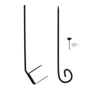 Srliya Cintre de Pont pour Mangeoire à Oiseaux, Support de Plante Réglable pour Lanternes Extérieures, Carillons éoliens et Plus avec Pince en Acier, Installation Facile