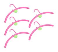 Srliya Cintres pour Pulls avec Aromathérapie élégante et Conception Antidérapante Robuste pour Un Espace de Placard organisé 5 Pièces Adaptés aux Chemises, Manteaux et Robes (Rose Rouge)