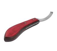 Srliya Couteau de Sabot à Droite Courbe de Couteau à Sabot Couteau Nettoyer avec Poignée en Bois pour Le Maréchal-ferrant