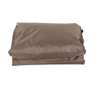 Srliya Couverture de Baignoire Extérieure, Protecteur de Spa carré (Brun) | Tissu Enduit D'argent 190T, Résistant aux Intempéries, Utilisation Toutes Saisons, Pliable, Rangement Facile, Convient aux