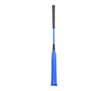 Srliya Crame D'équitation Equine Horse Whip Patent Cuir D'équitation avec Poignée de Silicone Anti-Glissement pour Course Sportive équestre (Bleu)