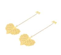 Srliya Creux, Marque-page en Feuille de Métal, Fin, Léger, 2 Pièces, Marque-page en Feuille de Métal pour la Maison, Feuille Artisanale, Marque-page pour Lecteurs, écrivains,