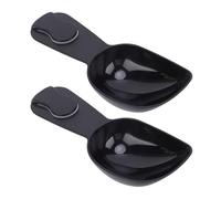 Srliya Cuillère à Soupe Petite Cuillère en Plastique à Manche Court pour une Distribution Précise de café en Poudre