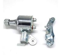 Srliya Dynamo motorisé à Tête de Friction, Moteur électrique, Générateur de Lumière avec Supports, pour les Accessoires de Vélo (Argent)