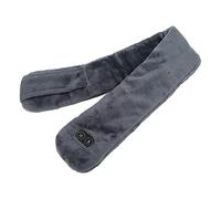 Srliya Écharpe Chauffante, Réglage Intelligent de la Température, Massage électrique, écharpe D'hiver pour les Sports de Plein Air, Usage Quotidien (Gris)