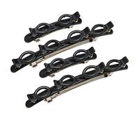 Srliya Ensemble de Barrettes à Clips Tressés pour Femmes, Matériau ABS à la Mode, 4 Pièces, Excellent Cadeau pour les Occasions Spéciales