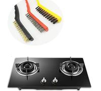 Srliya Ensemble de Brosses Métalliques, Brosses de Nettoyage Durables pour le Soudage de la Rouille des Scories - Convient à Divers Matériaux - Manche en Polypropylène Nylon, Acier Inoxydable, Poils