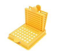 Srliya Ensemble de Modèles de Notes Autocollantes, 5 Pochoirs et 1 Couleur, Support Réutilisable, Boîte de Rangement pour la Gestion des Listes de Tâches, Jaune