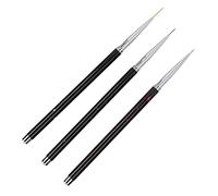 Srliya Ensemble de Pinceaux Nail Art Liner, 3 Tailles pour le Travail de