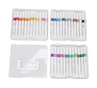 Srliya Ensemble de Stylos de Peinture Acrylique 36 Couleurs, Marqueurs Acryliques Polyvalents pour Céramique, Verre, Bois, Tissu, Pierre, Métal, Toile en Plastique, livré avec 36