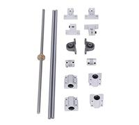 Srliya Ensemble de Vis de Plomb SET 8 Mm 500 Mm Axes Optiques Horizontaux 2 Coupleur de Support de Support D'arbre de Rail T8