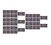 Srliya Étiquettes de Bouteille de Fête à Motif de Fleurs Exquises, Fond Noir, Phrases Anglaises Imprimées, Décoration de 25 Feuilles pour Mariage 8,3 X 2 Pouces