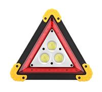 Srliya Feu D'avertissement Triangulaire d'urgence pour Voiture, 30W, avec 39 Perles LED, Lumière Clignotante Rouge Vif pour la sécurité Routière