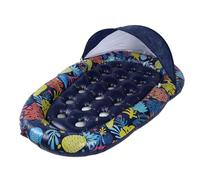 Srliya Flotteurs de Piscine 3 en 1, Flotteurs de Piscine Multifonctionnels pour Adultes, Chaise Longue avec Auvent Pare- Amovible et Porte-gobelet pour Fête sur la Plage et Le Lac