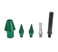 Srliya Foret Fendeur de Bûches en Bois, Coupe Efficace en Acier Robuste pour Perceuse électrique, adapté à la Plupart des Perceuses électriques Hexagonales, Circulaires et Carrées