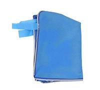 Srliya Gilet de Refroidissement par Glace, Conception à Double côté, Refroidissement Physique, adapté à la Peau, adapté à l'été Chaud, Tissu en Maille de Matériau PVA, Bleu, 1 Pack