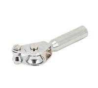Srliya Guide de Rouleau de Pêche en Alliage D'aluminium, Double Poulie pour Les Pêcheurs, Durable, Résistant à la Corrosion, 1 unité (7mm)