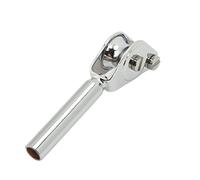 Srliya Guide de Rouleau de Pêche en Alliage D'aluminium, Double Poulie pour Les Pêcheurs, Durable, Résistant à la Corrosion, 1 unité (5 mm)