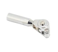 Srliya Guide de Rouleau de Pêche en Alliage D'aluminium, Double Poulie pour Les Pêcheurs, Durable, Résistant à la Corrosion, 1 unité (8mm)
