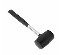 Srliya Hammer Steel Poignée en Caoutchouc Double Face Maillet à la Main Industriel Outil de Martelage Industriel 260 Mm