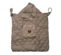 Srliya Housse de porte-bébé Coupe-vent, Extensible, Douce et Respirante, à Capuche Universelle pour Poussette (Café)