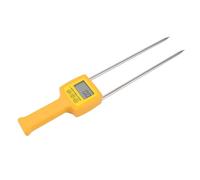 Srliya Humidimètre Numérique rétro-éclairé pour Grains, Compact, Arrêt Automatique Rapide et Précis pour Farine de Seigle et de Soja avec Outil de Sonde pour Champ Agricole, Acier Inoxydable, Noir