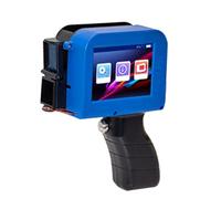 Srliya Imprimante à Jet d'encre Portable, écran Tactile à LED HD Multifinection à Pistolet Imprimante à Jet d'encre avec Poignée, CPU Quadrico