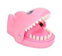 Srliya Jeu de Dentiste de Requin, Jeu de Doigt Mordant Jouet Amusant pour les Enfants et les Amis, en Plastique, de Fête pour L'anniversaire, le Nouvel An, L'Halloween, etc. (Rose)