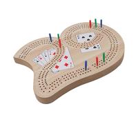Srliya Jeu de société en Bois fabriqué à la Main avec Piquets pour Enfants, Méthodes de Jeu Uniques pour Le Développement Cognitif, Design Compact pour S'amuser à Tout Moment, 24 X 19 Cm